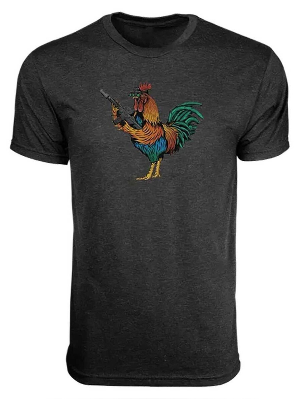 Black Rifle Coffee Company “Tacticock” Graphic Tee Charcoal Gray - Unisex Medium